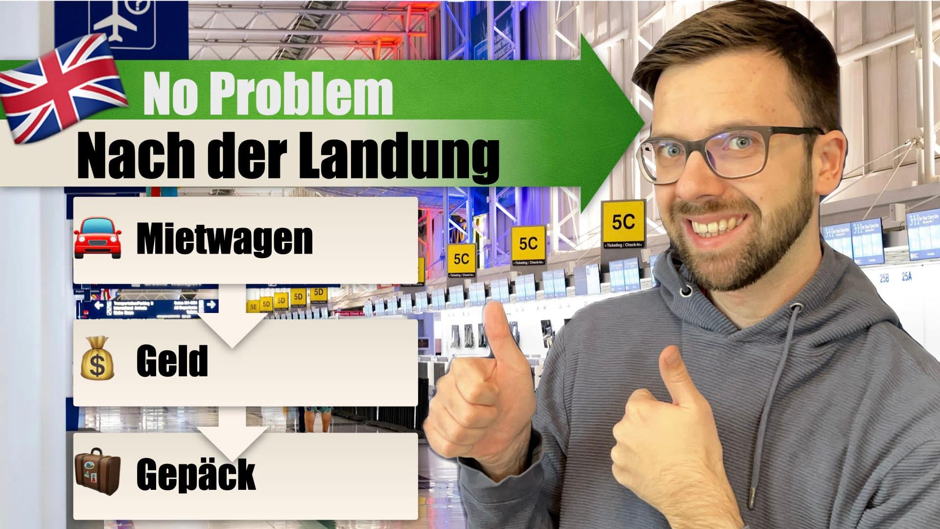 Travel English am Flughafen: Duty-Free, Geldwechsel & Mietwagen verstehen